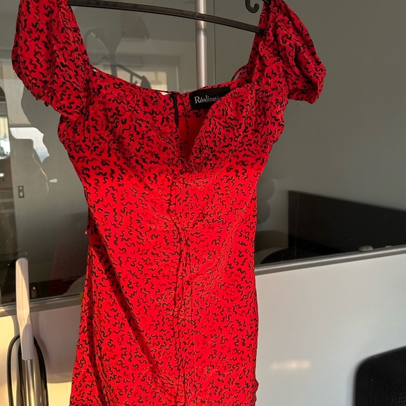 RealisationPar Red Midi Dress - Picture 3 of 3